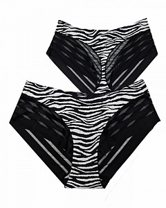  Женские бесшовные трусы слипы (большие размеры) ALINA 